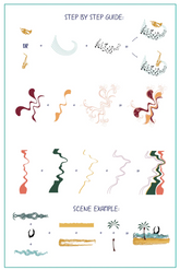 Fantasia (CjS-316) - Clear Jelly Stamping Plate